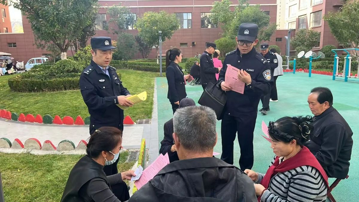镇原公安:反诈宣传进社区 精准宣教筑防线