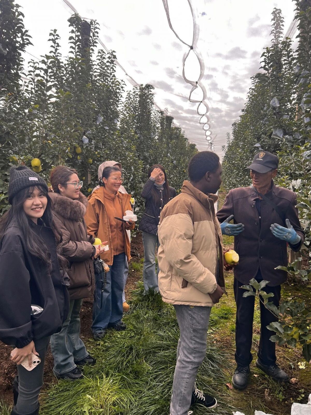 兰州理工大学国际留学生参加2026中国苹果年会暨庆阳苹果大会